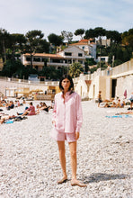 Load image into Gallery viewer, LOUIS SHIRT - ECRU/RED STRIPES