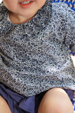 Charger l&#39;image dans la galerie, BLOUSE MINI CARMEN - LIBERTY BLEU
